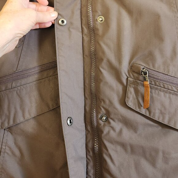 [COLUMBIA] Women's Omni Heat Thermal Hooded Olive Green Winter Insulated Jacket - Picture 5 of 16